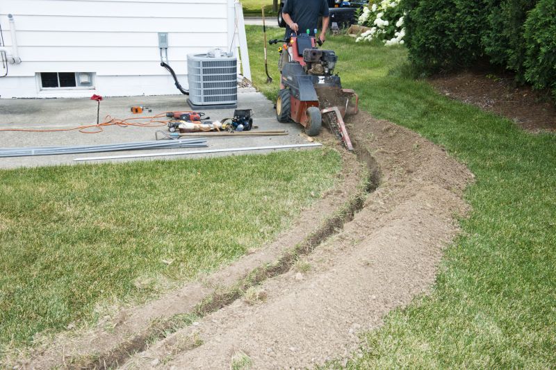 Downspout Trenching