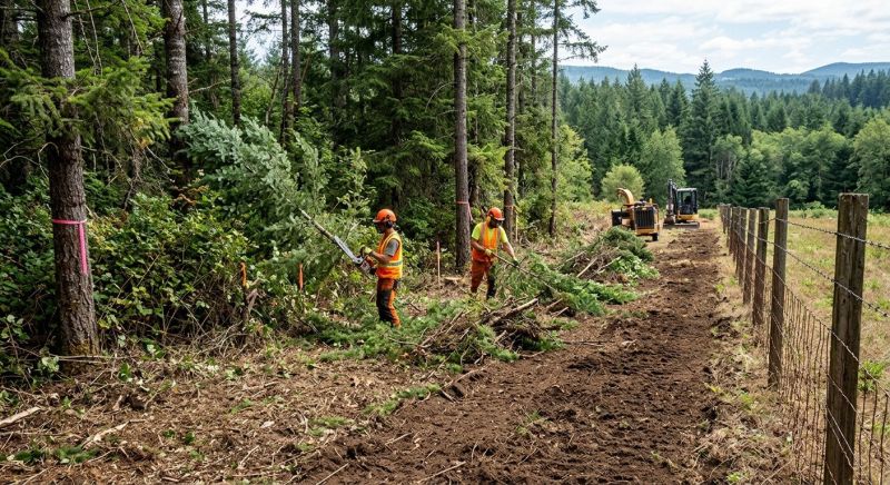 Easement Land Clearing in Salt Lake City, UT